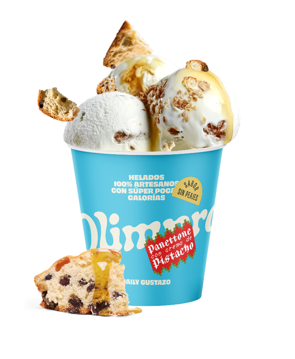 Panettone con crema de Pistacho